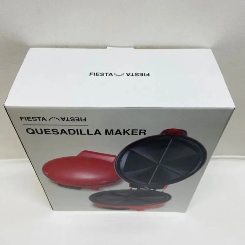 Quesadilla Maker 6 Wedge Fiesta 8in‎ Intertek Retro Red Brand New In Box
